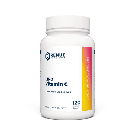 Renue By Science Vitamin C | High Strength Liposomal Supplement | 120 Capsules - 500mg VIT C per Serving | Non-GMO & Allergen Free | Made in The USA Third-Party Tested - NutriGlobal