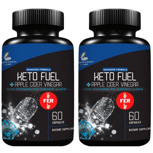 Research Labs 2 fer 1 Ad - Advanced Keto Diet Pills Supplement w/ Apple Cider Vinegar - NutriGlobal
