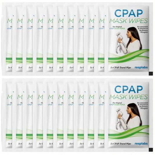 resplabs CPAP Mask Cleaning Wipes - Unscented, Alcohol-Free Cleaner - NutriGlobal