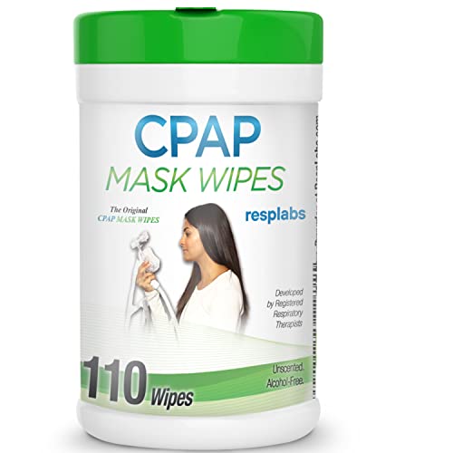 resplabs CPAP Mask Wipes Unscented Cleaner for Full Face, Nasal Masks - NutriGlobal