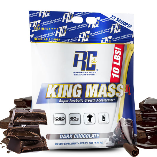 Ronnie Coleman Signature Series King Mass XL Mass Gainer Protein Powder, Muscle - NutriGlobal