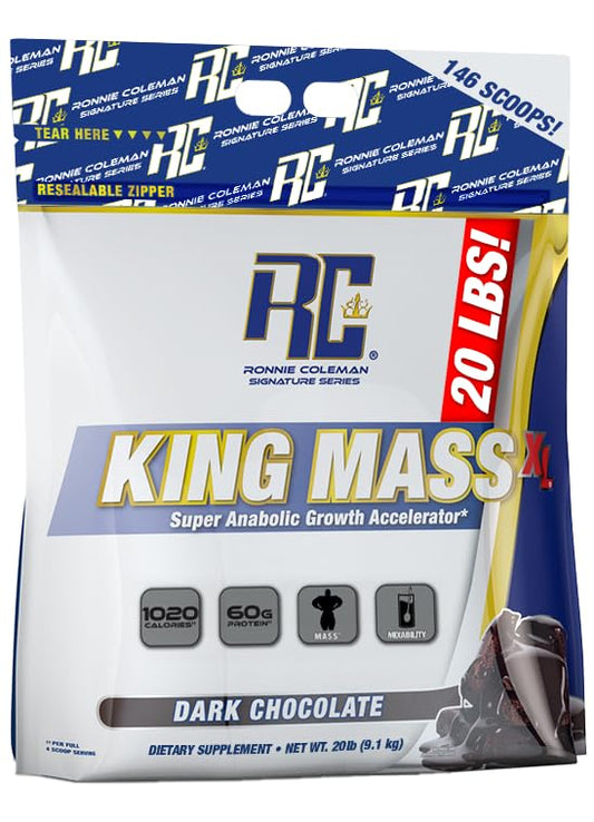 Ronnie Coleman Signature Series King Mass XL Protein Powder, Weight and Muscle Gainer - NutriGlobal