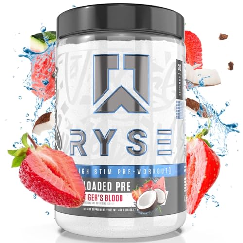 RYSE Up Supplements Loaded Pre Workout Powder Supplement for Men & Women - NutriGlobal