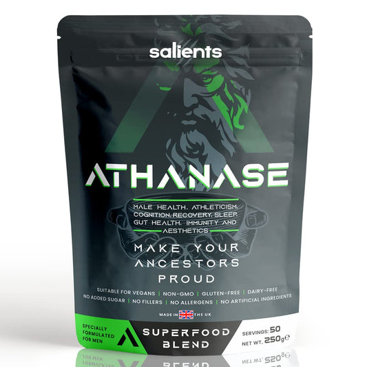 SALIENTS® ATHANASE® | Men's Super Greens Powder | Superfood Powder Blend - NutriGlobal