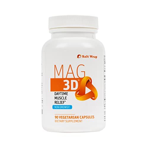 SaltWrap Mag 3D – Daytime (Non-Drowsy) Leg Cramp & Muscle Relief Support - Natural - NutriGlobal