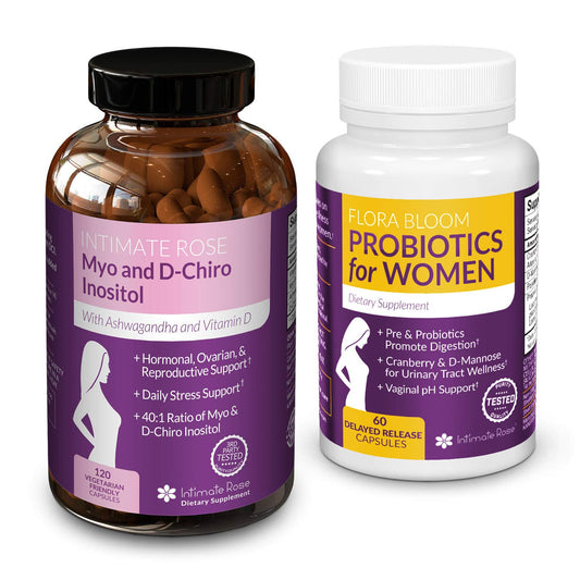Save 10% on Myo-Inositol & D-Chiro Inositol 40:1 Blend & Vaginal Probiotics for Women - NutriGlobal