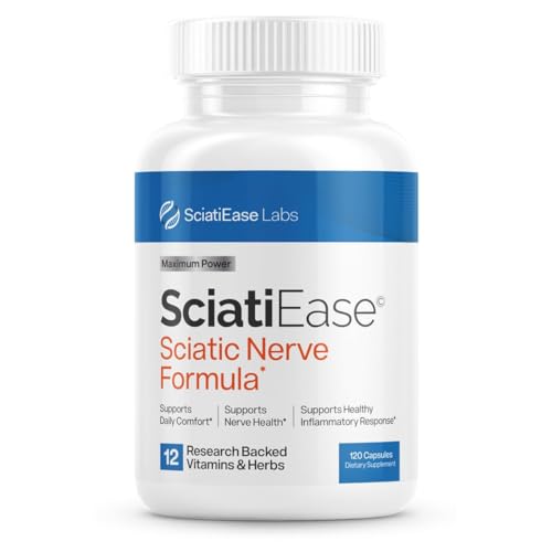 SciatiEase Sciatic Nerve Health Support - Sciatic Nerve Supplement with Pea, Vitamin B - NutriGlobal