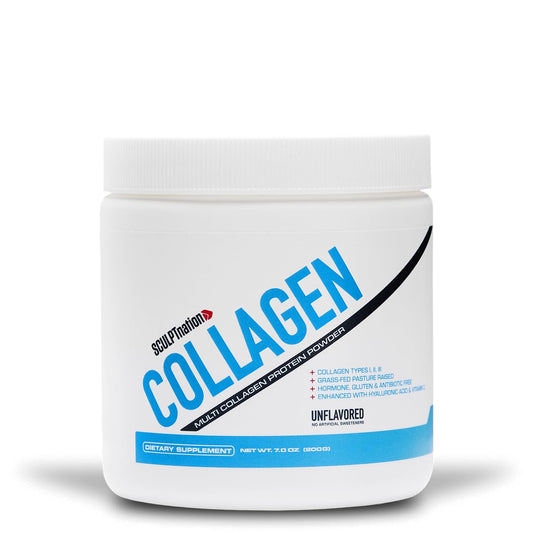 Sculpt Nation by V Shred Collagen Peptides Powder - Types I, II, and III Collagen Plus - NutriGlobal
