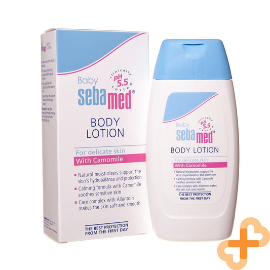 SEBAMED Baby Body Lotion For Delicate Sensitive Skin 200ml With Camomile - NutriGlobal