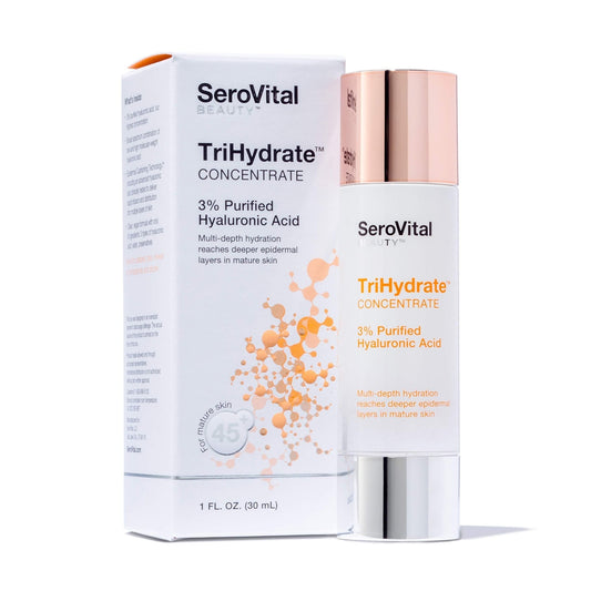 SeroVital Beauty TriHydrate Concentrate - 3% Hyaluronic Acid - 3 Forms - Anti Aging - NutriGlobal