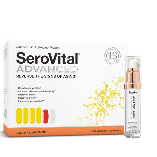 Serovital The Rejuvenators Bundle Advanced + Daily RetinAll Skincare Bundle - NutriGlobal