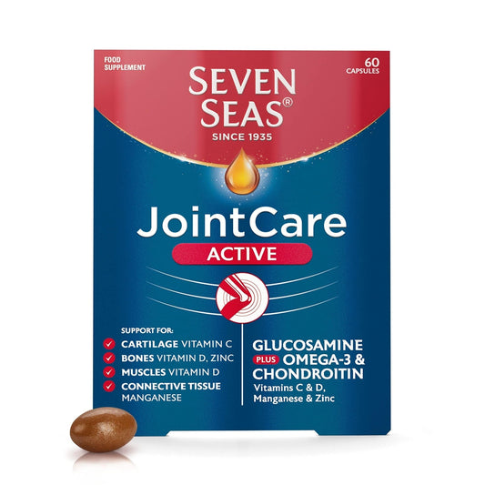 Seven Seas JointCare Active, With Glucosamine, Omega-3, Chondroitin, Vitamins C and D - NutriGlobal