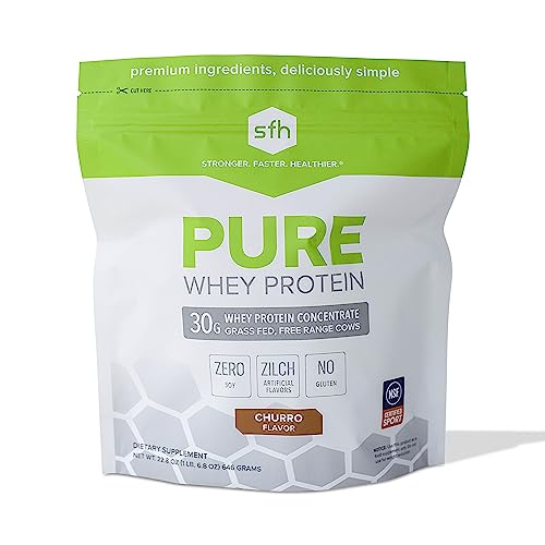 SFH Pure Whey Protein Powder Best Tasting 100% Grass Fed Whey | All Natural - NutriGlobal