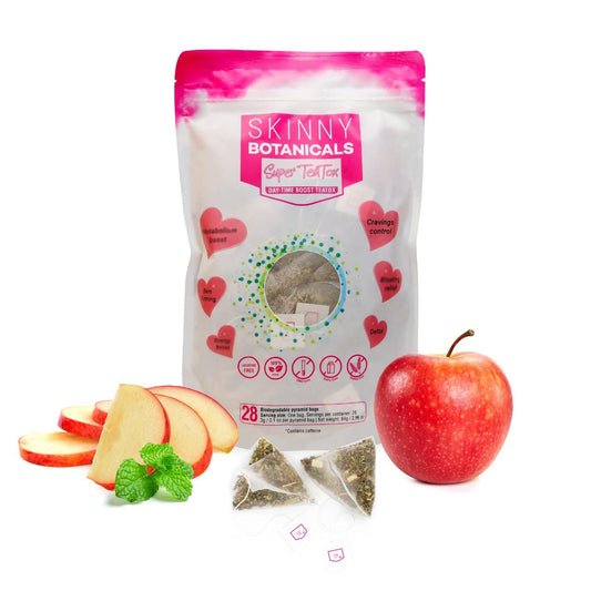 Skinny Botanicals Daytime Detox Tea for Body Cleanse All Natural - Laxative-Free, Supports - NutriGlobal