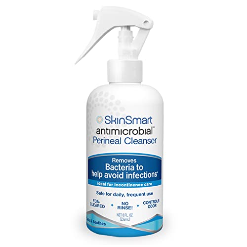 SkinSmart Antimicrobial Perineal Cleanser, Ideal for Incontinence Care - NutriGlobal