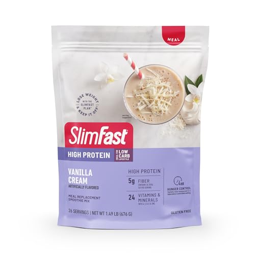 SlimFast High Protein Meal Replacement Powder, 26 Servings, Advanced Nutrition - NutriGlobal