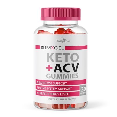 SlimXcel Keto ACV Gummies Weight Loss - 1500mg Once a Day, Strong Time Released Advanced - NutriGlobal