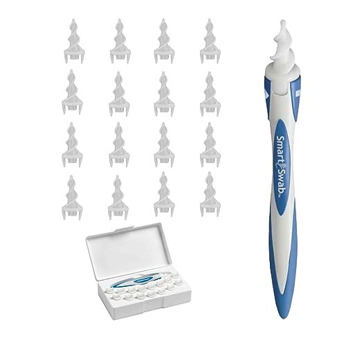 Smart Swab - Spiral Ear Cleanser - Earwax Remover Tool - 16 Replaceable - NutriGlobal