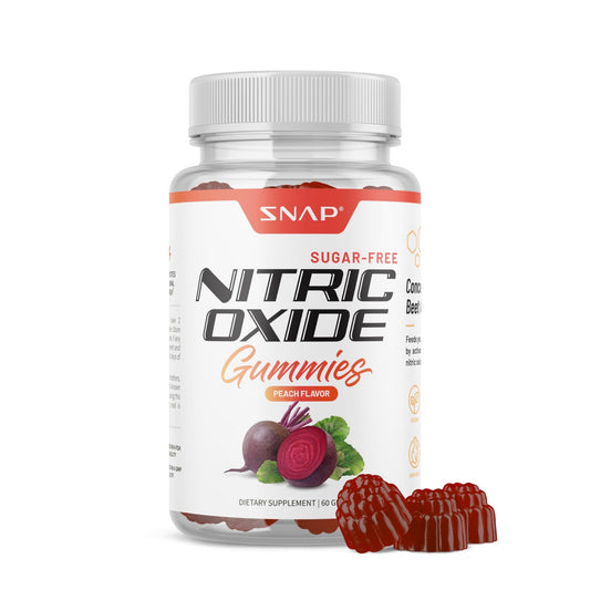 Snap Supplements Nitric Oxide Beet Root Gummies - Support Healthy Blood Circulation - NutriGlobal