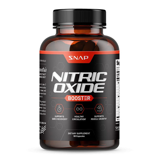 Snap Supplements Nitric Oxide Booster, Nitric Oxide Supplement for Blood Circulation - NutriGlobal
