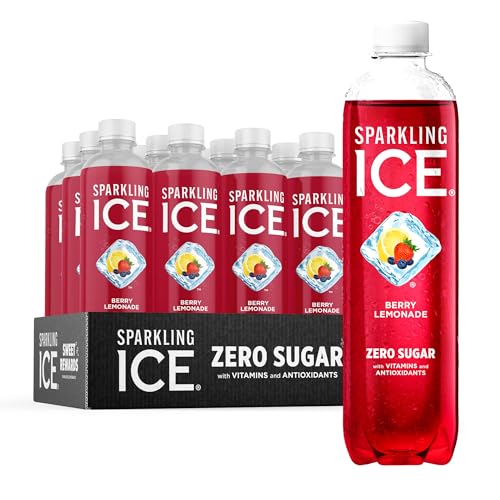 Sparkling Ice, Berry Lemonade Sparkling Water, Zero Sugar Flavored Water, with Vitamins - NutriGlobal