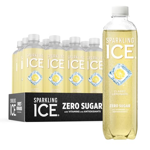 Sparkling Ice, Classic Lemonade Sparkling Water, Zero Sugar Flavored Water - NutriGlobal