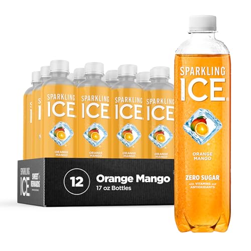 Sparkling Ice, Orange Mango Sparkling Water, Zero Sugar Flavored Water, with Vitamins - NutriGlobal
