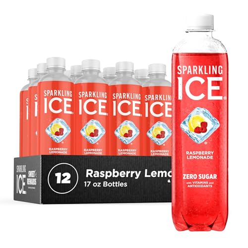 Sparkling Ice, Raspberry Lemonade Sparkling Water, Zero Sugar Flavored Water - NutriGlobal