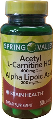 Spring Valley - Acetyl L-Carnitine 800mg Plus Alpha Lipoic Acid 400mg, 50 Capsules - NutriGlobal