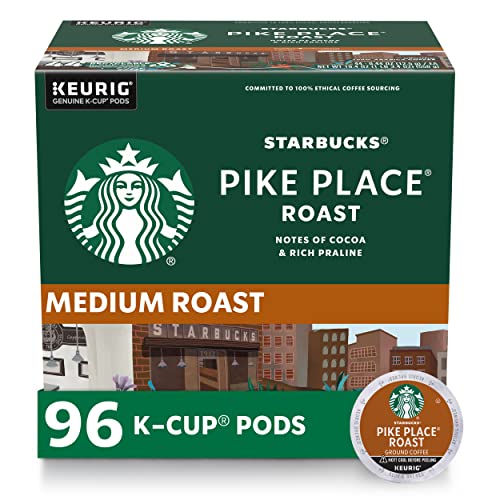 Starbucks K-Cup Coffee Pods—Medium Roast Coffee—Pike Place Roast for Keurig - NutriGlobal