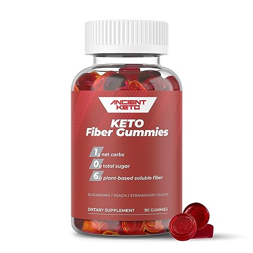 Sugar Free Keto Fiber Gummies for Adults | Keto Vitamin Supplement - NutriGlobal