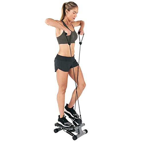 Sunny Health & Fitness Mini Stepper for Exercise Low-Impact Stair Step Cardio Equipment - NutriGlobal