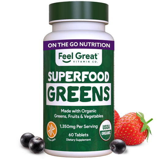 Superfood Greens by Feel Great Vitamin Co. | Organic Greens, Fruits and Veggies - NutriGlobal