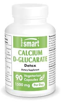 Supersmart - Calcium D-Glucarate 1500 mg Per Day - Antioxidant & Detox Supplement - NutriGlobal