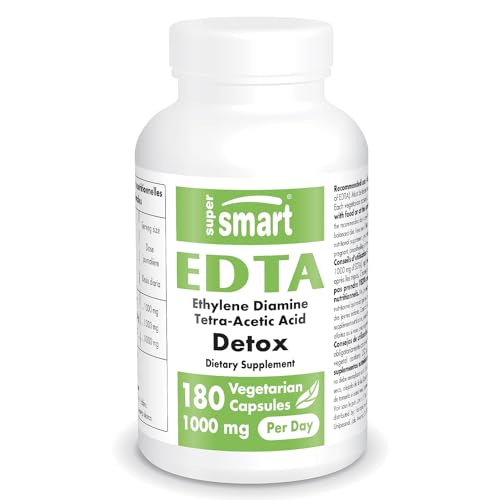 Supersmart - EDTA 1000mg per Day - Calcium Disodium EDTA Supplement | Non-GMO - NutriGlobal