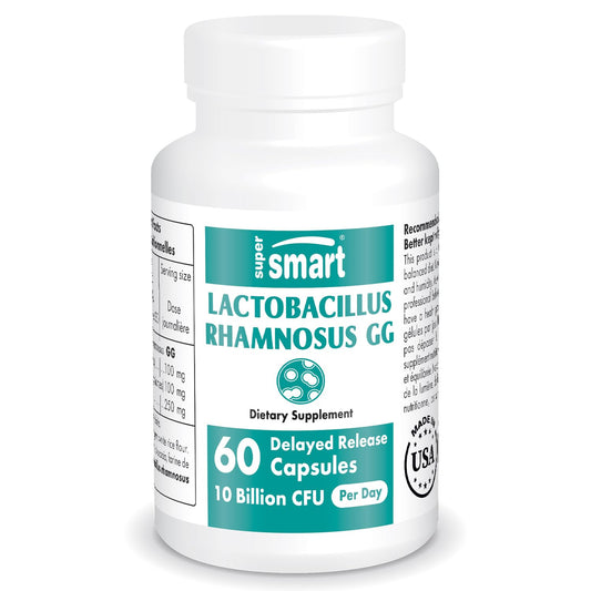 Supersmart - Lactobacillus Rhamnosus GG 10 Billion CFU per Day (LGG Probiotic - NutriGlobal