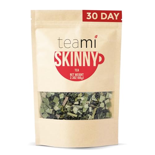 Teami Skinny Tea Supports Slimming and Colon Cleanse - Natural Detox Tea Helps - NutriGlobal