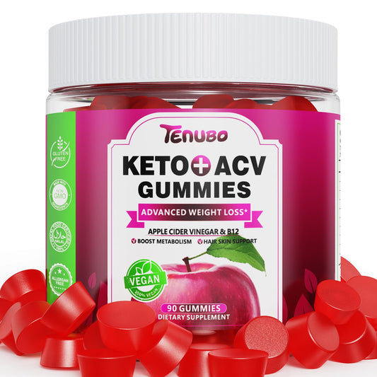 Tenubo Keto ACV Gummies Advanced Weight Loss - 90 Count Speedy Keto Acv - NutriGlobal