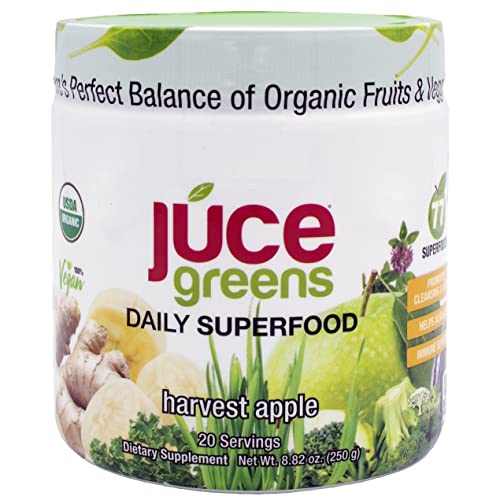 Terra Kai Organics JUCE Green Superfood Powder, Organic Fruits and Veggies Supplement - NutriGlobal