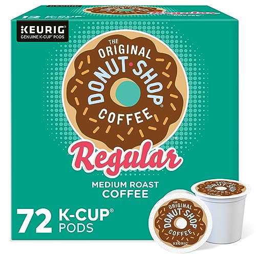 The Original Donut Shop Regular Keurig Single-Serve K-Cup Pods, Medium Roast Coffee - NutriGlobal