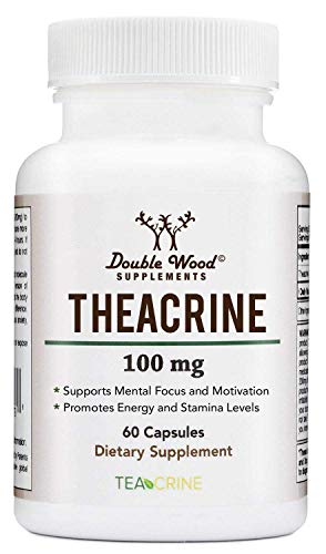 Theacrine (Teacrine) 100 Mg, 60 Capsules - Energy and Focus Supplement (Similar to Caffe - NutriGlobal