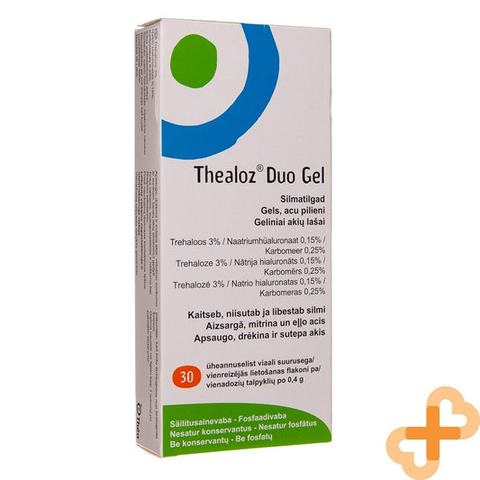 THEALOZ DUO Gel Eye Drops for Dry Eye Syndrom Treatment 0,4g - NutriGlobal