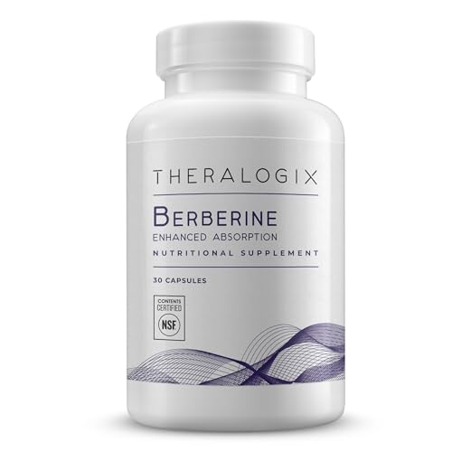 Theralogix Berberine Enhanced Absorption - 30-Day Supply - Made with Berberine - NutriGlobal