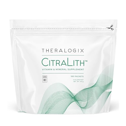 Theralogix CitraLith Vitamin & Mineral Supplement - 90-Day Supply - Kidney Health - NutriGlobal