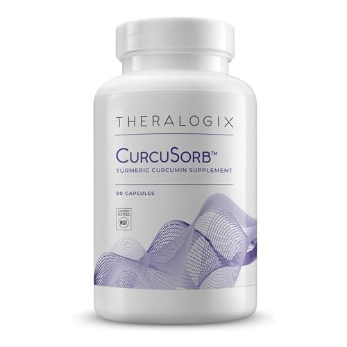 Theralogix CurcuSorb Turmeric Curcumin Supplement - 90-Day Supply - High-Absorption - NutriGlobal