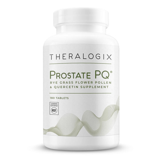 Theralogix Prostate PQ - Rye Grass Pollen Extract & Quercetin Supplement - 90-Day - NutriGlobal