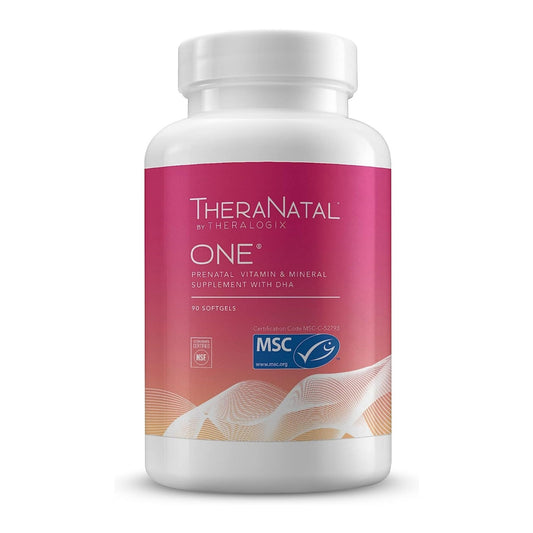 Theralogix TheraNatal One Prenatal Vitamin - 90-Day Supply - Prenatal Multivitamin - NutriGlobal