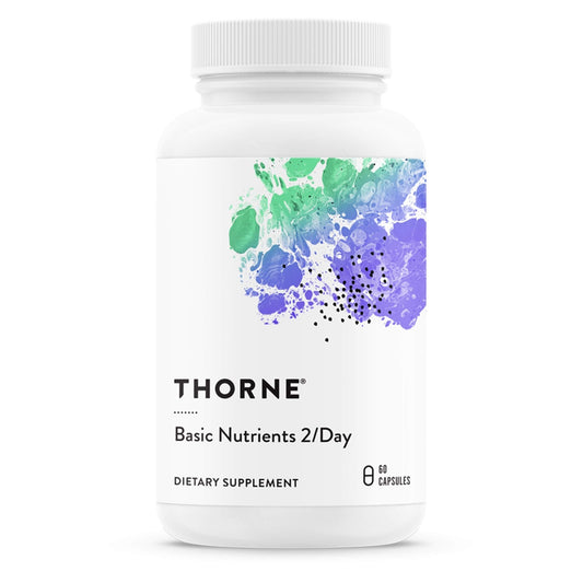 THORNE Basic Nutrients 2/Day - Comprehensive Daily Multivitamin with Optimal Bioavailab - NutriGlobal