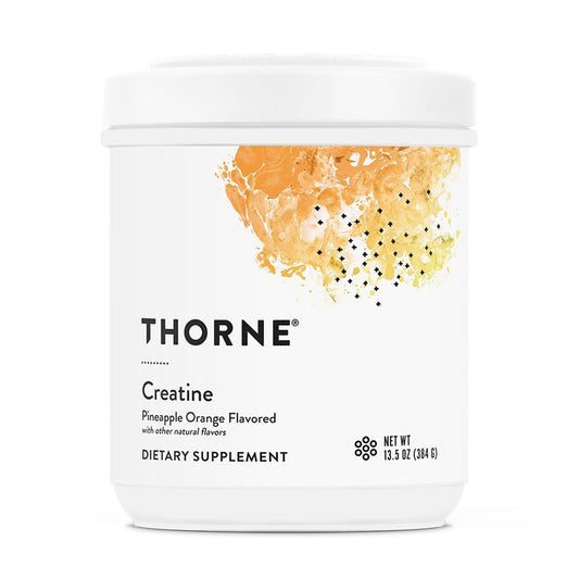 THORNE Creatine - Micronized Creatine Monohydrate Powder - Support for Muscles & Cognitive Function* - for Women & Men - Pineapple Orange - NSF Certified for Sport - 5 g per Serving - 60 Servings - NutriGlobal
