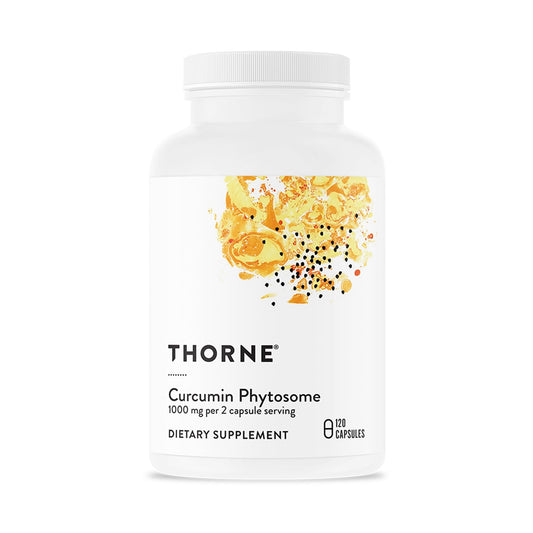 THORNE - Curcumin Phytosome 1000 mg (Meriva) - Clinically Studied, High Absorption - Supports Healthy Inflammatory Response in Joints, Muscles, GI Tract, Liver, Brain & Nerves* - 60 Servings - NutriGlobal